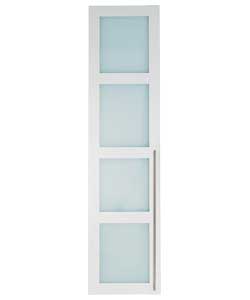 Hygena Modular Glass Shaker Wardrobe Door - White