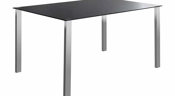 Hygena Naples Dining Table - Black