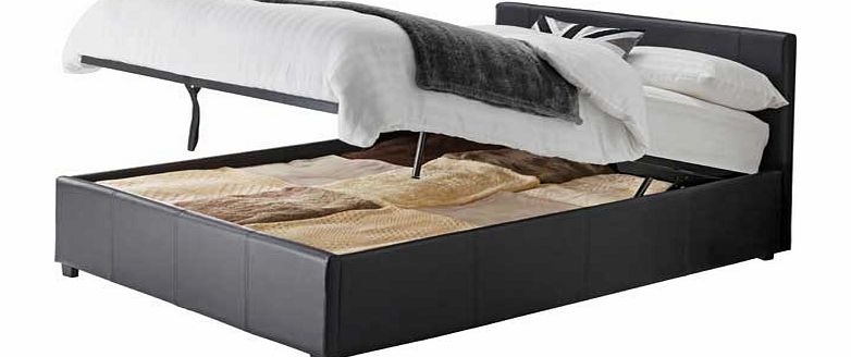 Hygena Otis Kingsize Ottoman Bed Frame - Black