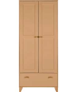 Hygena Shaker 2 Door 1 Drawer Wardrobe - Oak