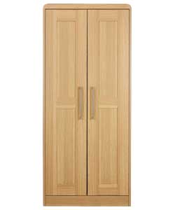 Hygena Strand Assembled 2 Door Wardrobe - Oak