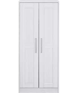 Hygena Strand Assembled 2 Door Wardrobe - White