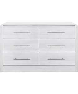 Hygena Strand Assembled 6 Drawer Chest - White