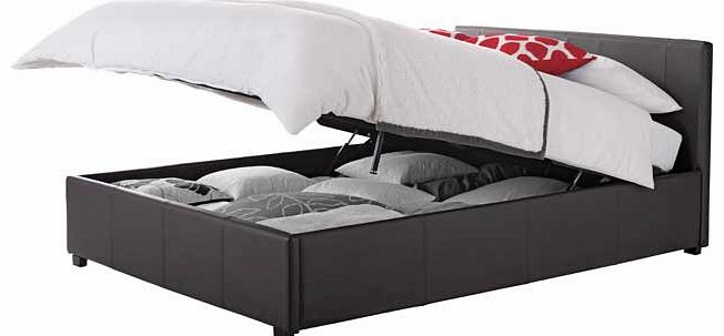 Hygena Summerton Double Ottoman Bed Frame - Black