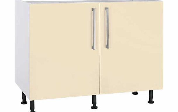 Hygena Valencia 1000mm Kitchen Base Unit - Cream