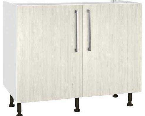 Hygena Valencia 1000mm Kitchen Base Unit - White