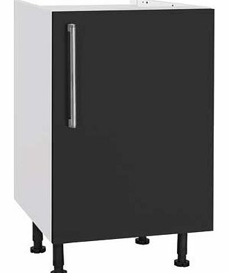 Hygena Valencia 600mm Kitchen Base Unit - Black