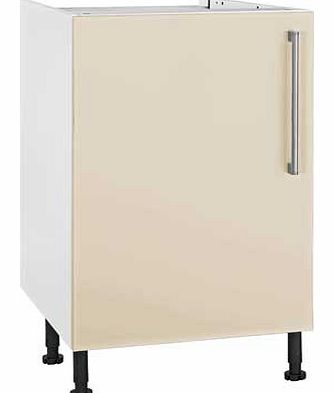 Hygena Valencia 600mm Kitchen Base Unit - Cream