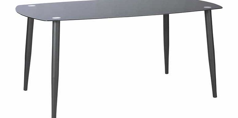 Hygena Vespa Glass Dining Table