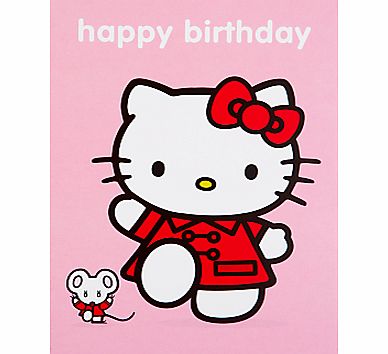 Hype Hello Kitty Birtdhay With Mouse Birthday Card