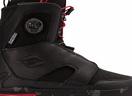 Hyperlite Marek Closed Toe Wakeboard Binding - Black/ Red