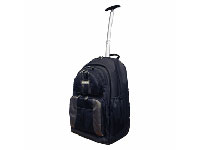 HYPERTEC Nylon 2 in 1 back pack roller bag for notebook upto 15.4inch