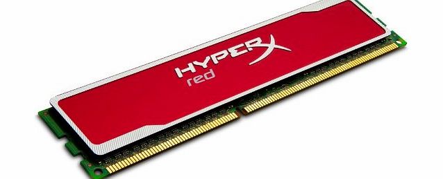 HyperX 8GB 1600MHz CL10 DDR3 HyperX Memory Module - Red
