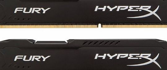 HyperX FURY Series 16GB (2x 8GB) DDR3 1866MHz CL10 DIMM Memory Module Kit - Black