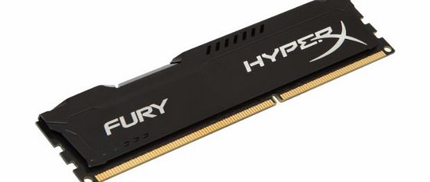 HyperX FURY Series 4GB DDR3 1600MHz CL10 DIMM Memory Module - Black