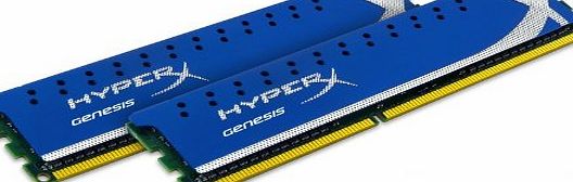 HyperX Genesis 8 GB 1600 MHz DDR3 CL9 DIMM Memory Kit (2 x 4 GB) - XMP Ready