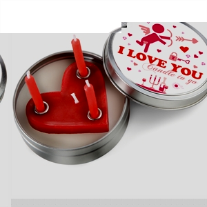 Love You Candle in a Tin