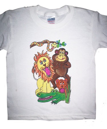 I Made This Jungle Fun T-shirt Painting Pack