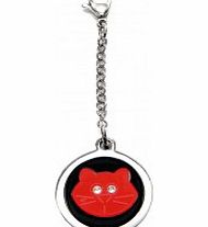 I Puppies Cat Steel and Red Tag For Collar