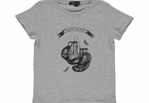 I talk too much Elvis box T-shirt Heather grey `6 months,12