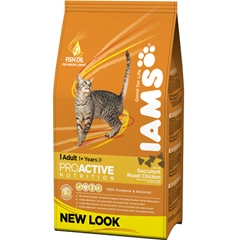Iams Adult Complete Cat Food with Savoury Roast Chicken 10kg