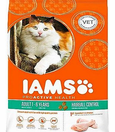 Cat Food ProActive Health Hairball Rich in Succulent Roast Chicken 10 kg