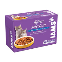 iams Kitten Select Bites 10 Pack 100g