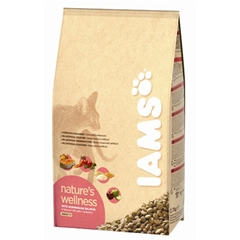 Iams Natureand#39;s Wellness Adult Complete Cat Food with Norwegian Salmon 2.7kg