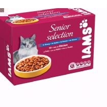 Senior and Mature Cat Food Pouches 100G X