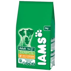Iams Small / Medium Breed Adult Complete Dog Food with Chicken 15kg