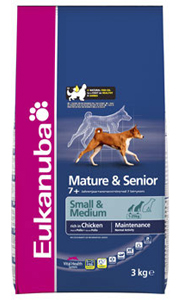 Iams UK Ltd Eukanuba Mature and Senior Small and Medium Breed Age 7 