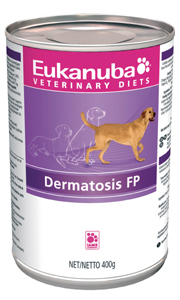 Iams UK Ltd Eukanuba Vet Diet Canine - Dermatosis FP Formula 12 x 400g Tins