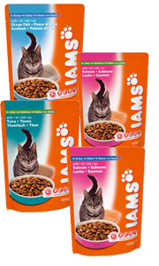 Iams Select Bites Fish Selection in Jelly and Gravy 12 x 100g