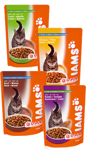 Iams Select Bites Meat Selection in Jelly and Gravy 12 x 100g