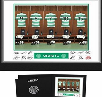 Ian Philipson Celtic Personalised Dressing Room Photo in