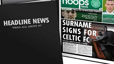 Celtic Personalised Newspaper in Presentation