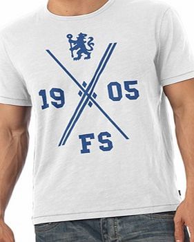 Chelsea Personalised 1905 T-Shirt White CH/1905TEE
