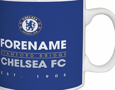 Ian Philipson Chelsea Personalised Crest Mug CHLFMUG