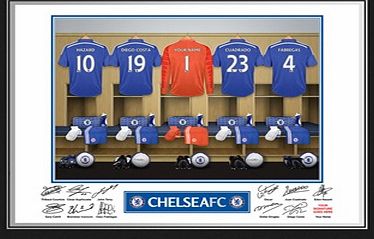Ian Philipson Chelsea Personalised Goal Keeper Dressing Room