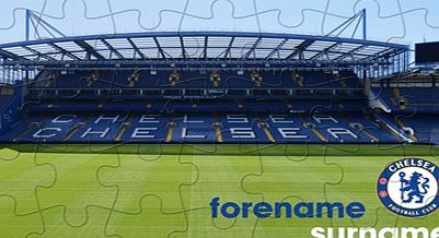 Ian Philipson Chelsea Personalised Stamford Bridge Jigsaw