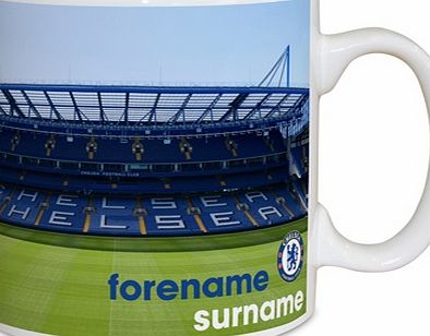 Ian Philipson Chelsea Personalised Stamford Bridge Mug CHSBMUG