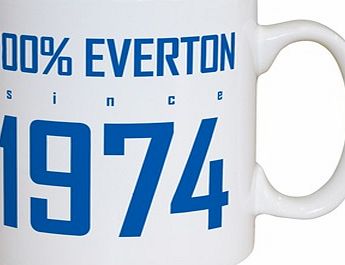 Ian Philipson Everton Personalised 100 Percent Everton Mug