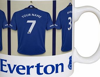Ian Philipson Everton Personalised Dressing Room Mug EVM-01