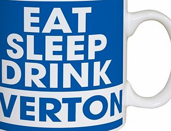 Ian Philipson Everton Personalised Eat Sleep Drink Mug