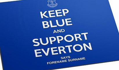 Ian Philipson Everton Personalised Keep Blue Mouse Mat EVEKEEPMM
