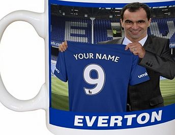 Ian Philipson Everton Personalised Manager Mug EVEMGRMUG