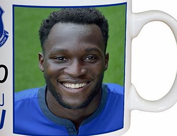 Ian Philipson Everton Personalised Signature Mug - Lukaku