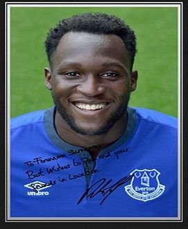 Ian Philipson Everton Personalised Signature Photo Framed