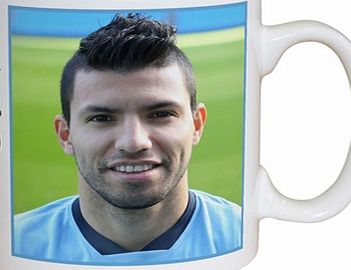 Ian Philipson Manchester City Personalised Aguero Mug