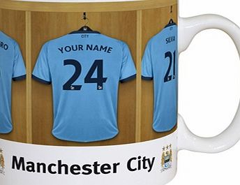 Ian Philipson Manchester City Personalised Dressing Room Mug